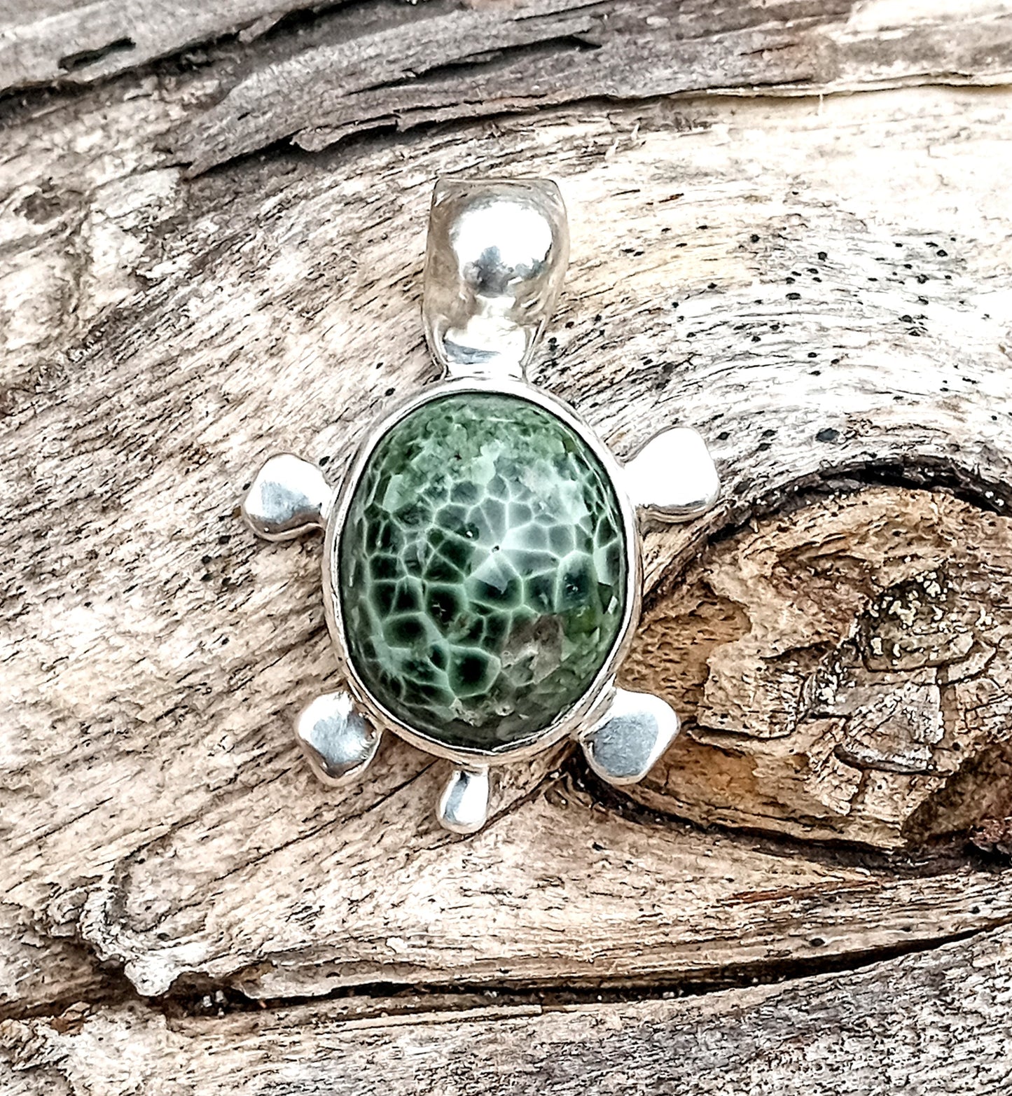 Amazing Isle Royal greenstone turtle ONE OF A KIND