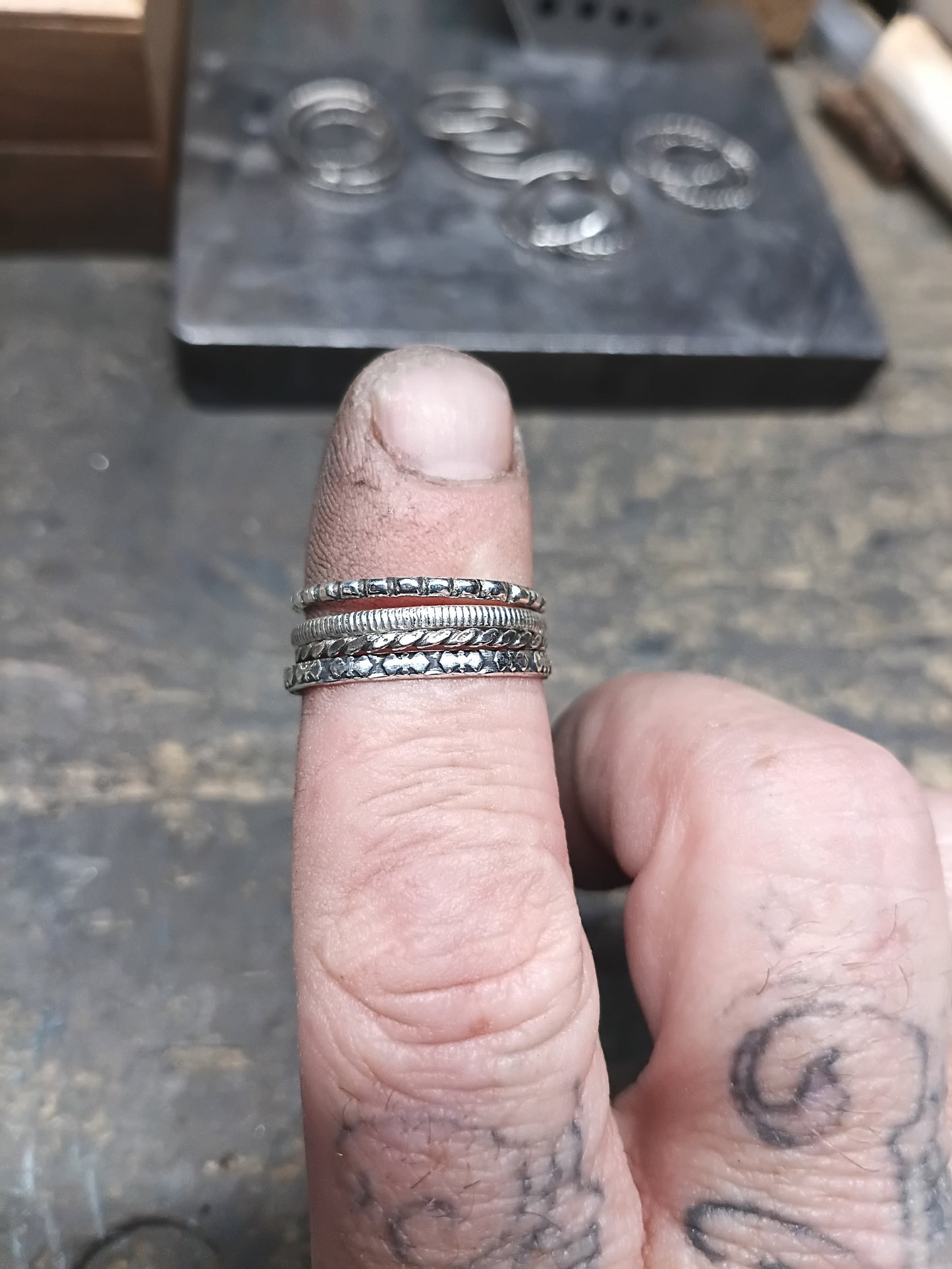 Stacker ring set