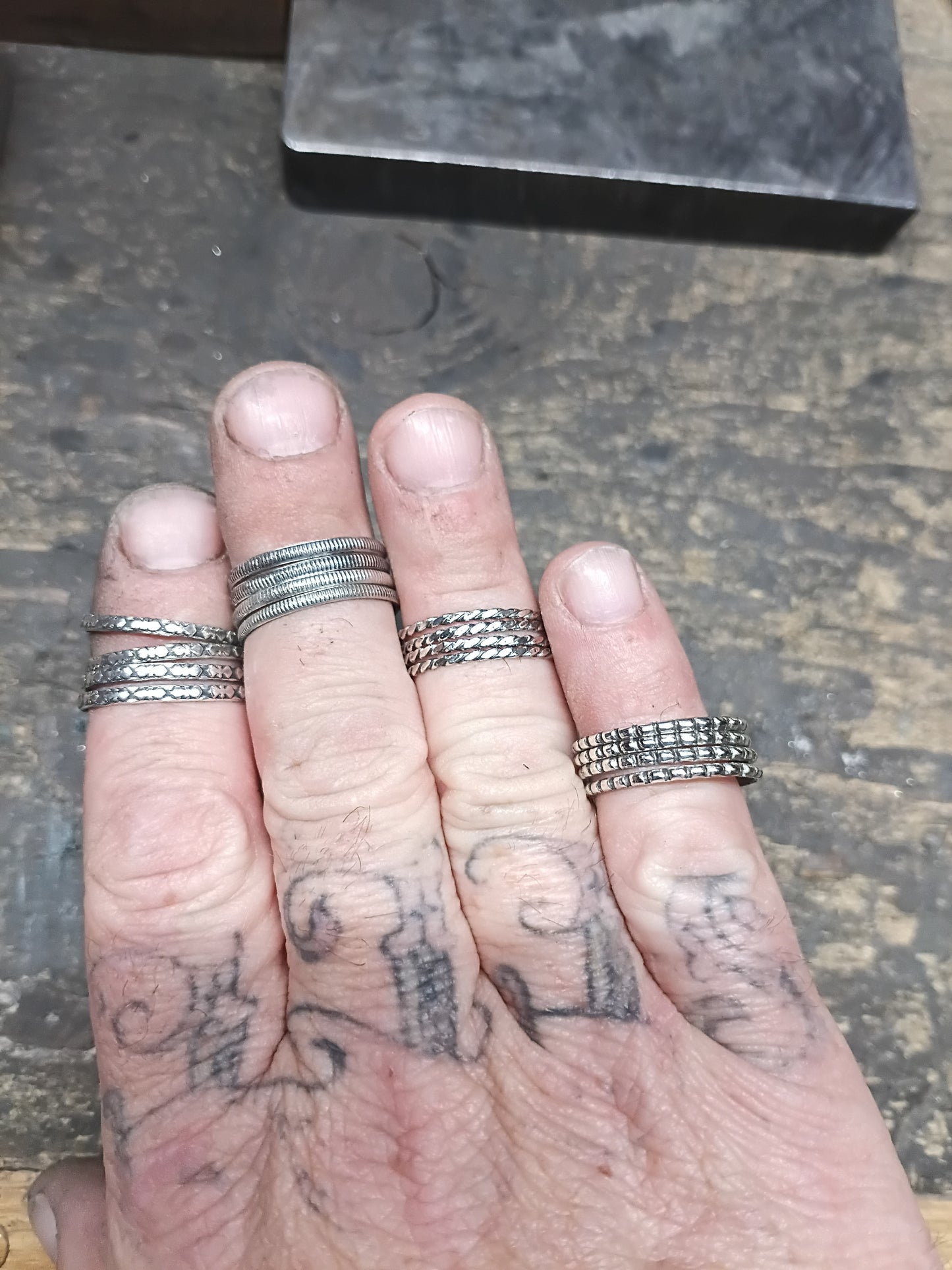 Stacker ring set