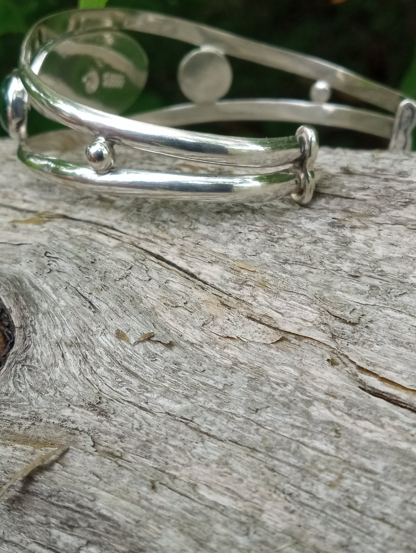 One of a kind outstanding Malachite cuff