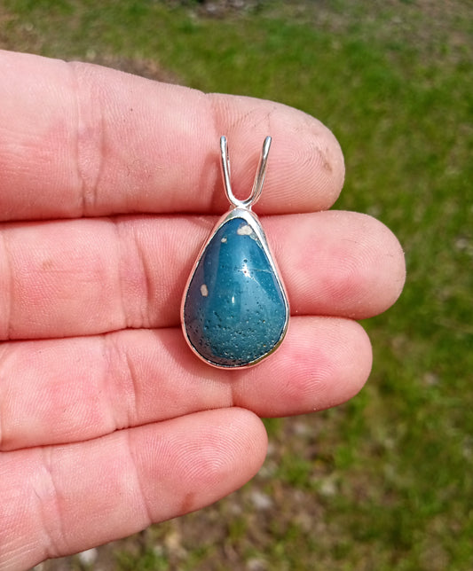Beautiful deep rich Leland blue